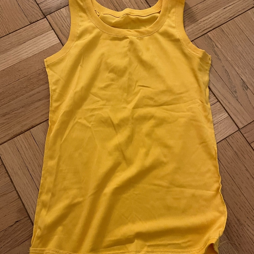 Yellow Sleeveless Women's Top
